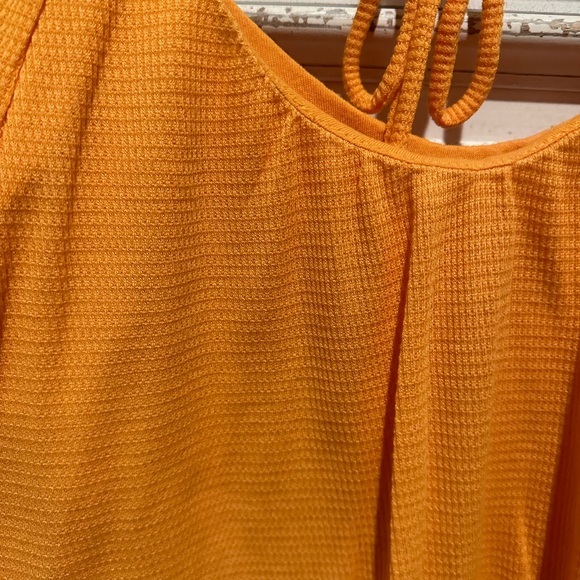 Free People Orange Top - Picture 2 of 4